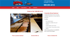 Desktop Screenshot of columbiastreetseafood.com